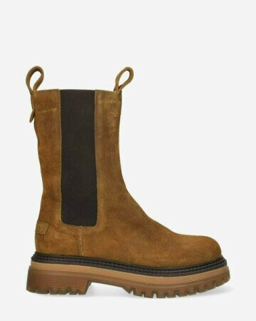 suede brown chelsea boot
